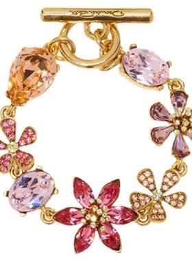 Oscar水晶花朵小众设计手链