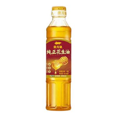 金龙鱼纯正花生油400ml多规格组合装物理压榨植物油食用油炒煎可