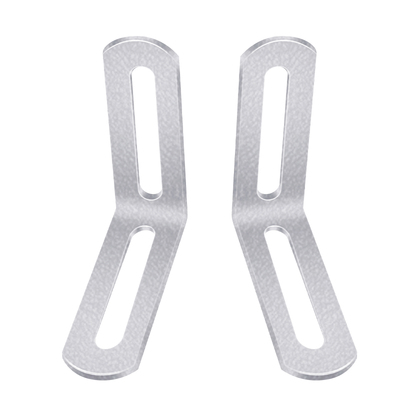 加厚长孔调节角码双头活动l型连接件直片支架角铁90度直角固定器