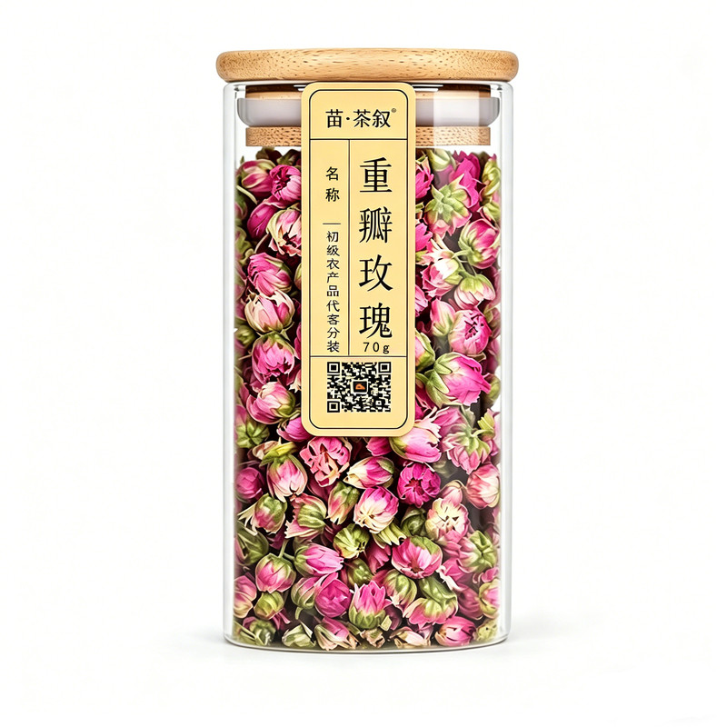 平阴重瓣干玫瑰花茶特级无硫熏
