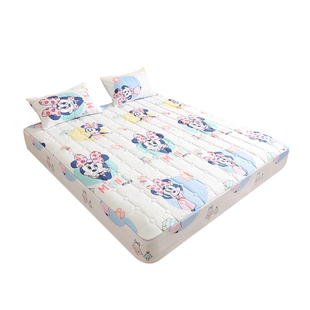 儿童卡通纯棉全包床笠可定制榻榻米专用夹棉加厚防尘罩防滑床垫套