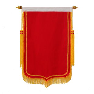 锦旗批发植绒锦旗空白锦旗材料批发大红色枣红色黄旗裤白旗裤