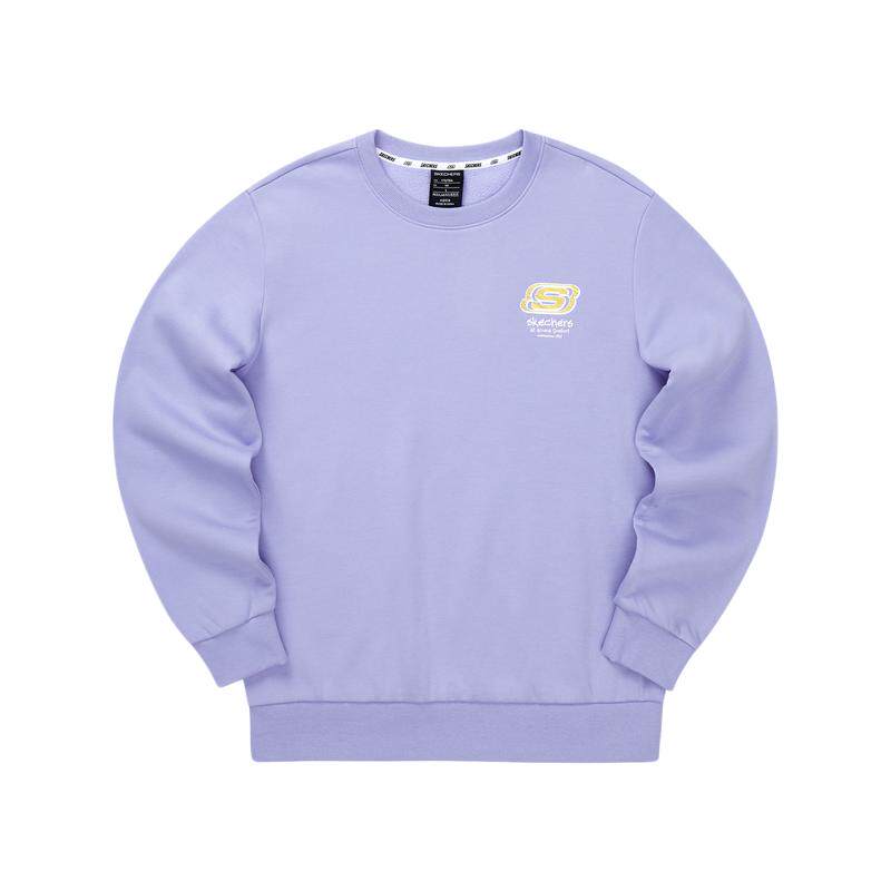 Skechers斯凯奇2023春季新款卫衣女情侣装外穿长袖上衣运动外套男