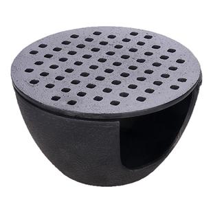 围炉保温铸铁炉炭炉铁壶茶炉玄铁炉铁壶酒精炉铸铁茶壶底座煮茶炉