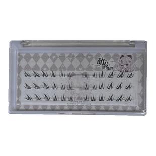 萌乱M363+镂空斜飞下睫毛分段仿妆娘手画cos女狐系单簇长成男万用