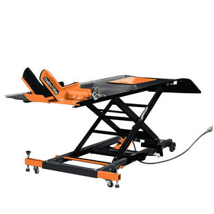 摩托车举升机电动车气动维修平台大小排量液压举升剪式升降台