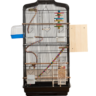 宠儿新家横丝鸟笼鹦鹉笼子虎皮牡丹玄凤专用超大号豪华别墅繁殖笼