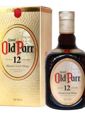 【老伯威】12年特醇苏格兰威士忌 Grand Old Parr 洋酒