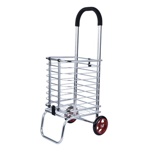 折叠买菜篮老人购物车买菜小拉车可折叠爬楼梯手拉家用便携菜蓝车