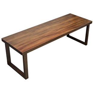 凡辰星河 实木大板双人电脑桌台式家用卧室办公书桌工作台电竞桌