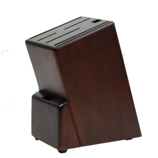 刀槽加宽全实木刀架厨房用品置物架时尚木质刀座放菜刀架子刀具架