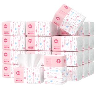 漫花大包悬挂抽纸整箱装餐巾纸家用实惠装厕纸面巾卫生纸YZ
