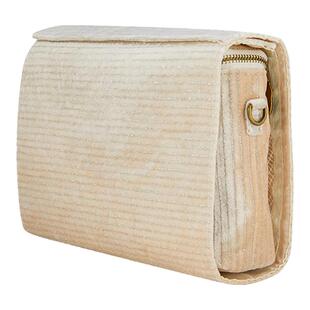 YesMyLord法式优雅香槟色丝绒珍珠单肩多功能包化妆包原创大容量