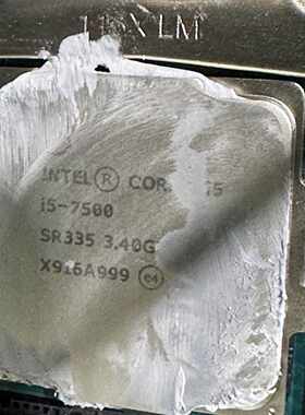 英特尔i57500CPU处理器3.40GHz主频