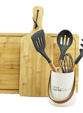 轻奢样板间厨房摆件锅具套装饰品