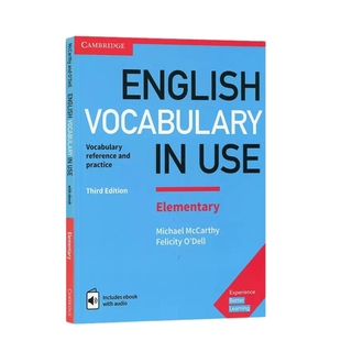 剑桥英语词汇在用English vocabulary in Use工具书英文原版初级中级高级4册合集 少儿教材单词原版书籍含电子书答案
