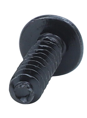 加硬碳钢黑色薄头大攻自十字螺钉CBM2.3/M2.6螺丝平尾平头头扁平