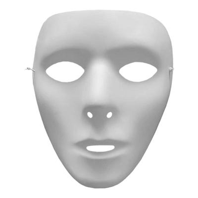 纯白色嘻哈街舞假面舞团面具舞蹈