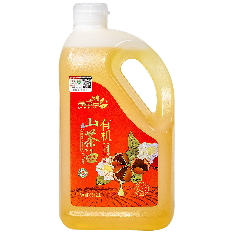 绿品安有机老树山茶籽油2L