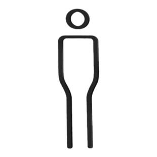 高档亚克力3D立体洗手间标识牌定制男女卫生间箭头方向温馨提示指示牌公共厕所门牌酒店民宿宾馆商场个性创意