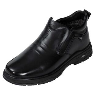 木林森男鞋2025冬季新款高帮保暖棉鞋男士加绒真皮爸爸鞋通勤皮鞋