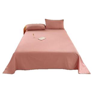 无印良品A类全棉床单单件四季通用加厚 纯棉被单裸睡双人家用炕单