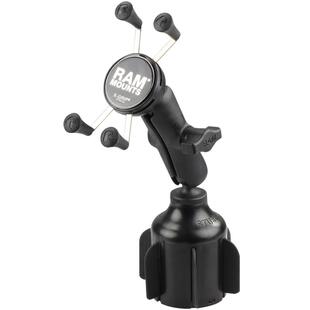 RAM车载手机架汽车车内水杯座固定手机导航支架 副驾平板娱乐支架