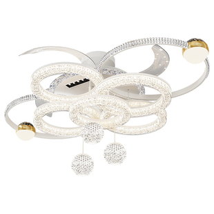 2026新款隐形风扇灯客厅吊扇灯轻奢高级感餐厅灯全屋组合套餐灯具