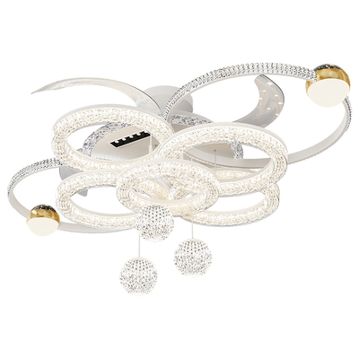 2026新款隐形风扇灯客厅吊扇灯轻奢高级感餐厅灯全屋组合套餐灯具