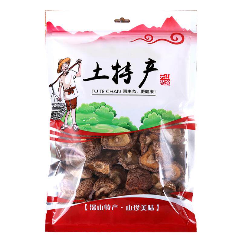 土特产自封袋香菇红菇姬松茸密封
