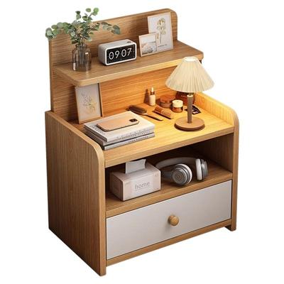 汇甄奶油风床头柜卧室出租房用