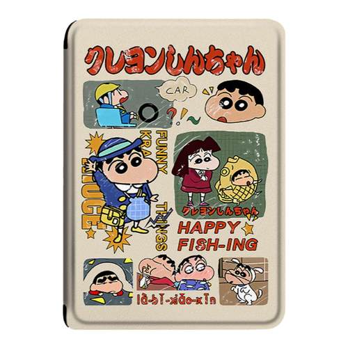 罗仕克蜡笔小新电子书保护套适用kindle卡通scribe动漫paperwhite4亚马逊oasis3潮2咪咕kpw5/voyage阅读器壳