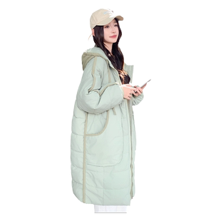 oversize面包服羽绒棉衣棉服女冬季外套中长款厚棉袄2025年新款潮