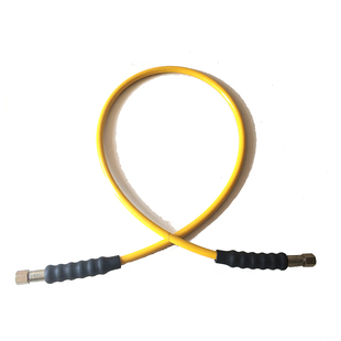 超高压油管液压软管钢丝管快装螺纹橡胶钢丝编织液压管可耐110mpa