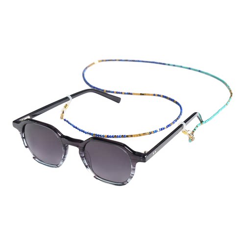 青金石绿松渐变波西米亚风眼镜链口罩耳机防丢简约个性挂脖绳