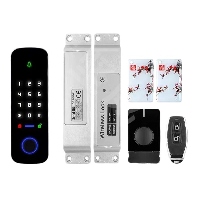 无线门禁指纹锁套装免布线
