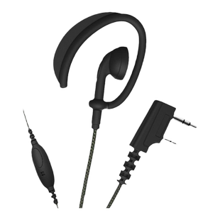 北峰迷你便捷式对讲机高级耳机专业配对原装尼龙耳机线BF-HL501