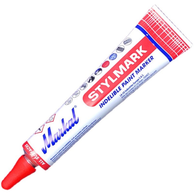 美国MARKAL STYLMARK工业油漆笔螺栓松防标记笔牙膏软管记号笔