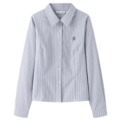 东京岁时记JK制服修身条纹衬衫女