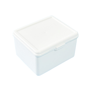 卡片收纳盒白色翻盖式大容量防尘动漫卡ins透明储物盒桌面长方形