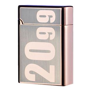 晨龙电子感应滚轮点火充气打火机触摸红焰直冲防风个性创意潮送礼