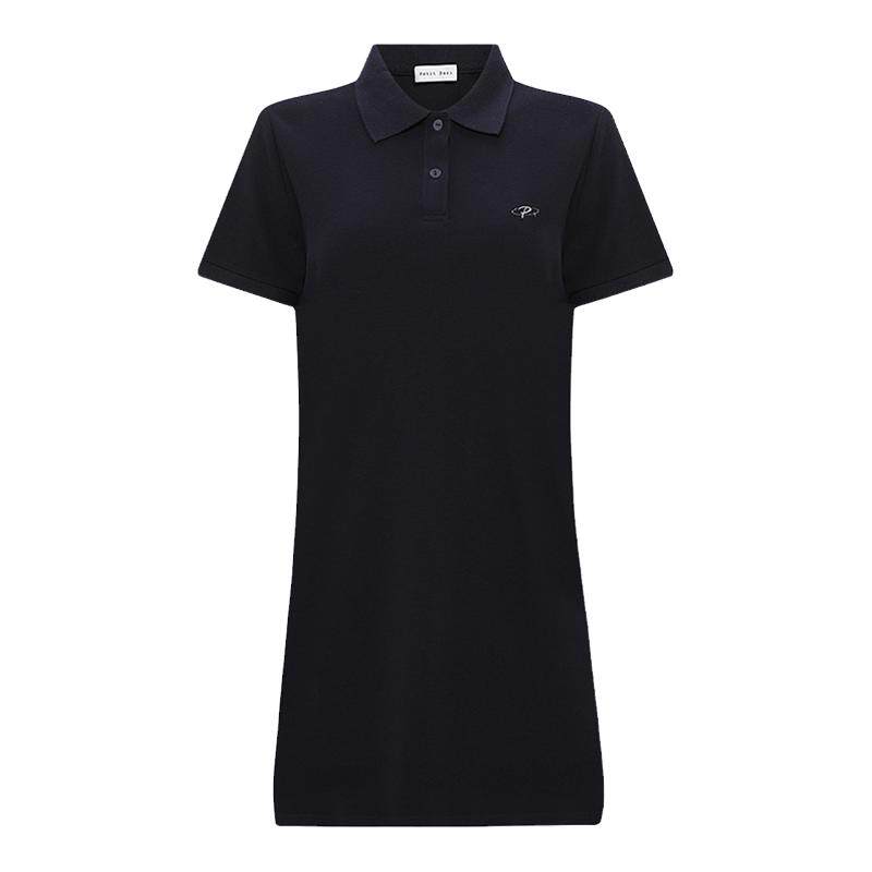 Petit Bari 女士宽松舒服显瘦休闲女士POLO连衣裙
