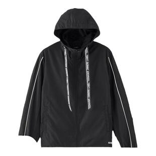 VMEN威曼新款薄风衣连帽男韩版潮流帅气休闲防风外套911514511