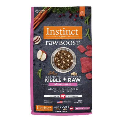 [尝鲜装]Instinct天然百利狗粮进口冻干双拼鸡肉小型犬狗粮1.8kg