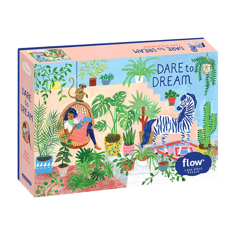 英文原版 Dare to Dream 1,000-Piece Puzzle 1000块拼图 敢于做梦 儿童趣味游戏拼图 6-12岁孩子送礼优选 英文版 进口英语书籍