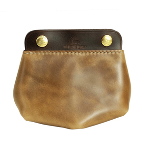 美国HORWEEN CXL霍尔文茶芯皮纯手工首饰袋文玩袋烟草银饰收纳包