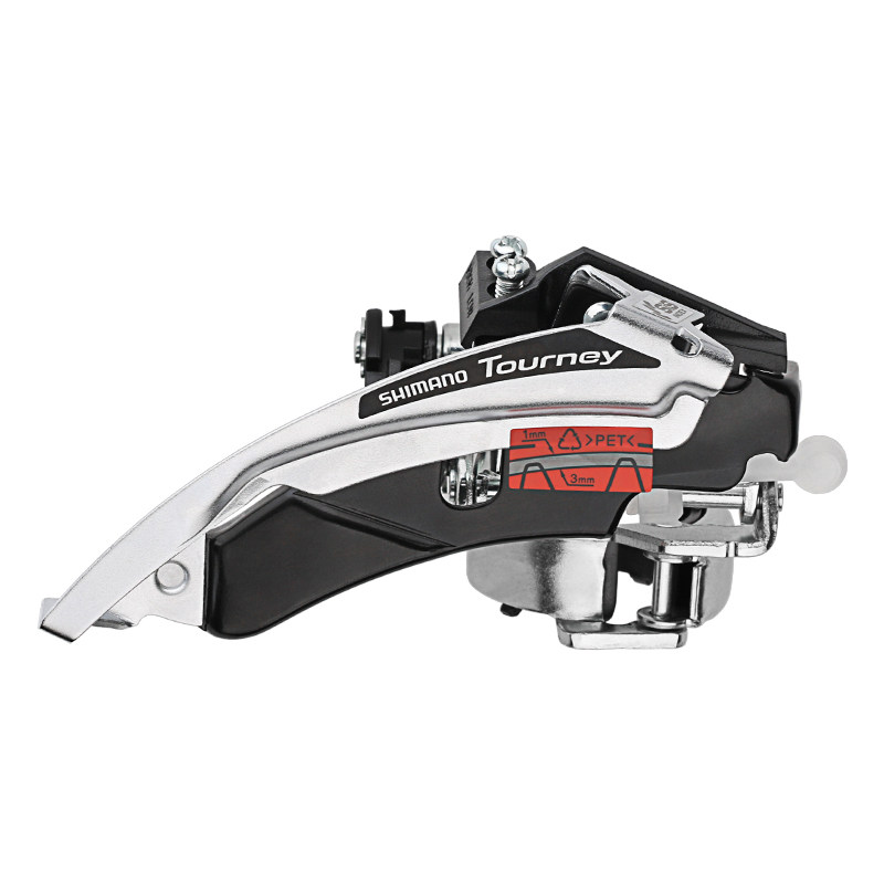 正品禧玛诺SHIMANO TY500前拨山地自行车6/7/8速前拨链器上下拉线