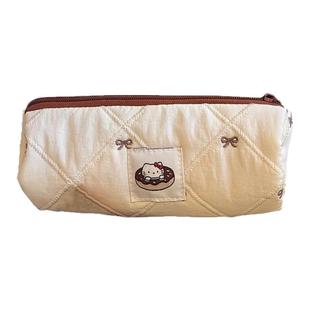 可爱猫咪笔袋高颜值ins风女生大容量文具盒创意卡通小学生铅笔盒