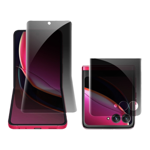 摩托罗拉razr50ultra手机防窥膜razr40u水凝软膜60ultra翻盖折叠60pro折叠内外屏全覆盖隐私铰链保护贴膜适用