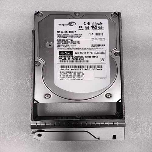 议价SUN 6540-6551 390-0281 300G 10K FC硬盘 ST330000FSUN300G
